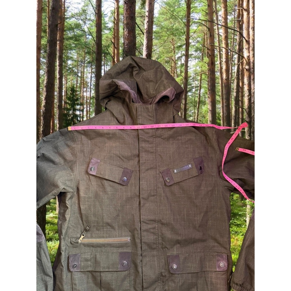 Burton Ronin Outerwear Mens Large Olive DryRide Field Jacket Hooded Utility - Picture 9 of 12